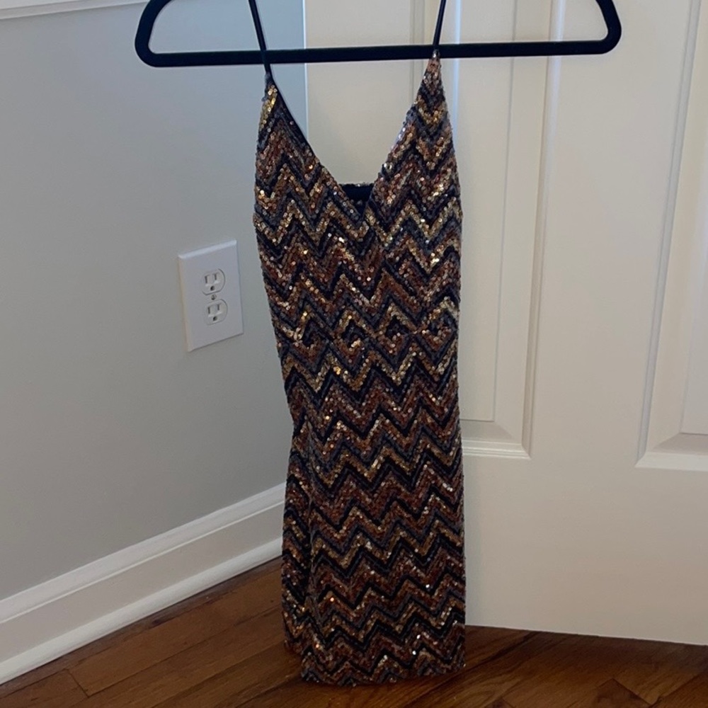 Sequin mini dress